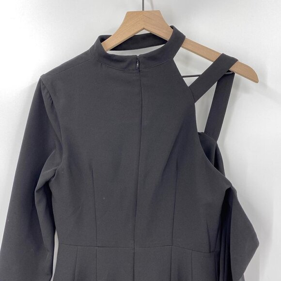 NEW Finders Keepers The Message Cold Shoulder Long Sleeve Mini Dress Size Small - Picture 7 of 8